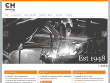 Tablet Screenshot of chindustry.se